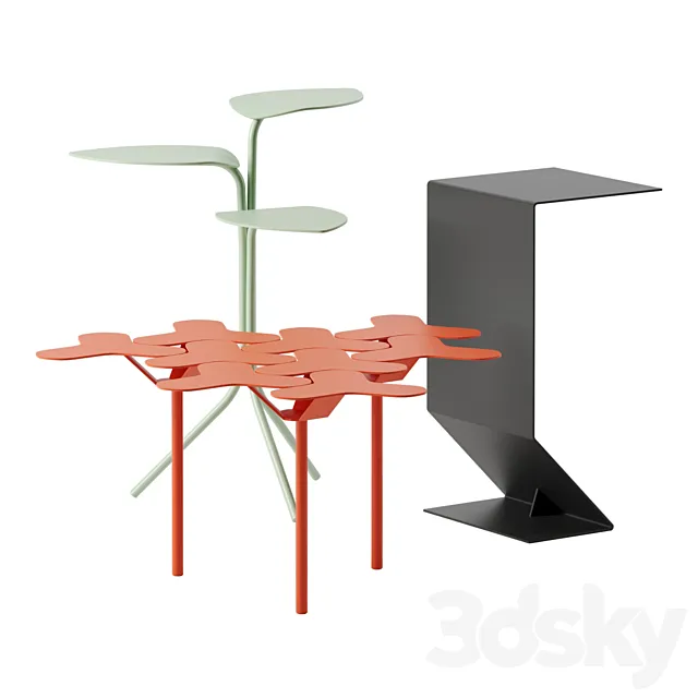 Side tables set by Moroso Free Download