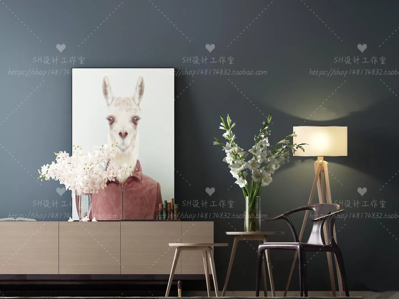 SIDEBOARD 3D MODELS - 3D MODELS - 3DSKY FREE MODELS