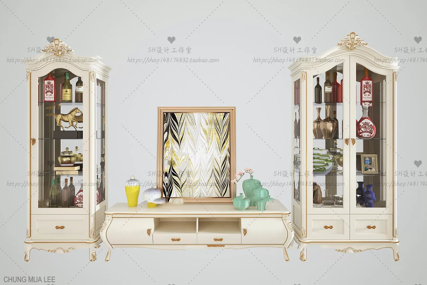 SIDEBOARD 3D MODELS - 3D MODELS - 3DSKY FREE MODELS
