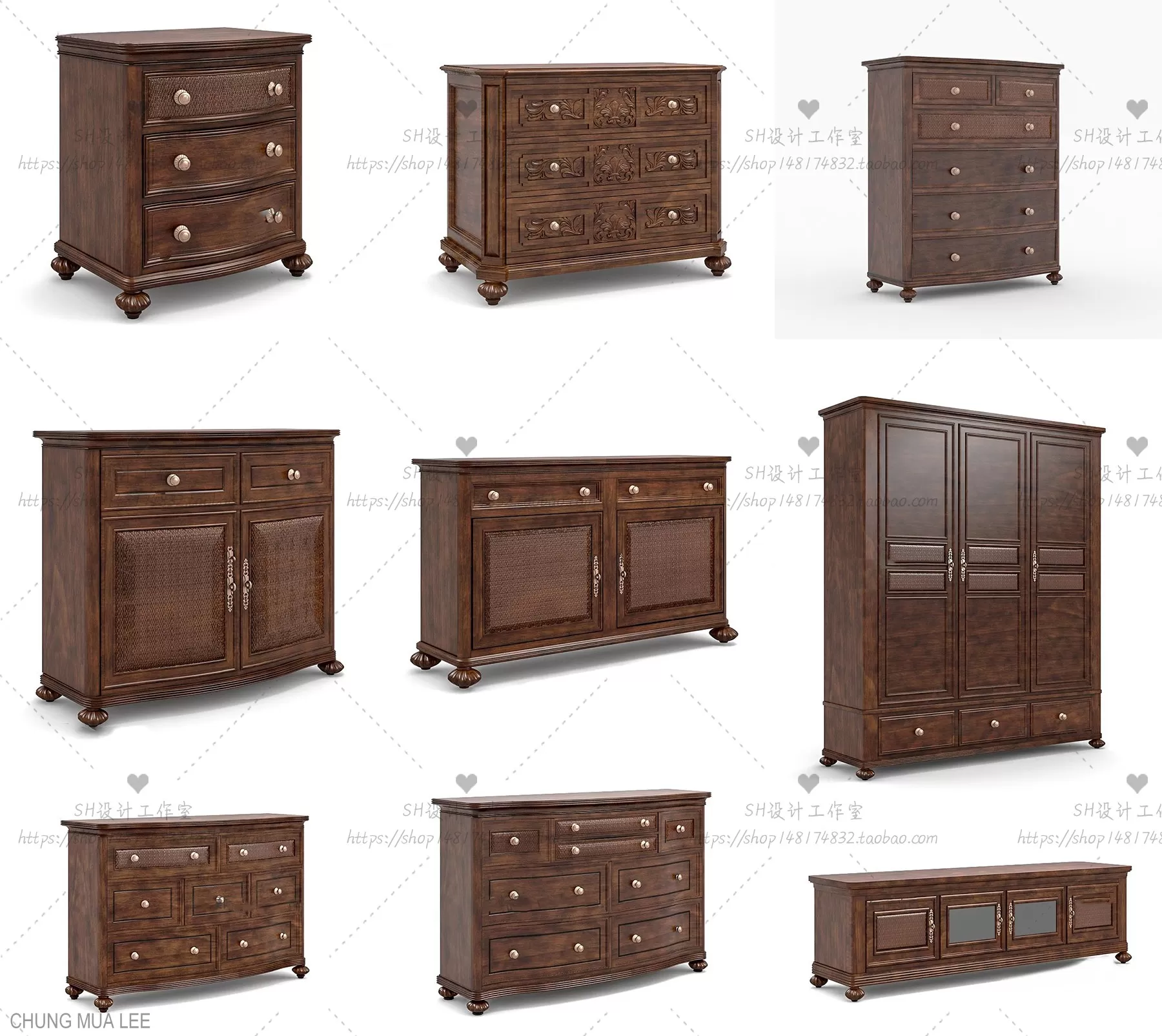 SIDEBOARD 3D MODELS - 3D MODELS - 3DSKY FREE MODELS