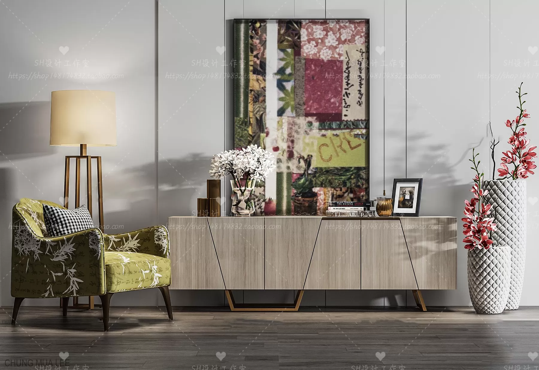 SIDEBOARD 3D MODELS - 3D MODELS - 3DSKY FREE MODELS