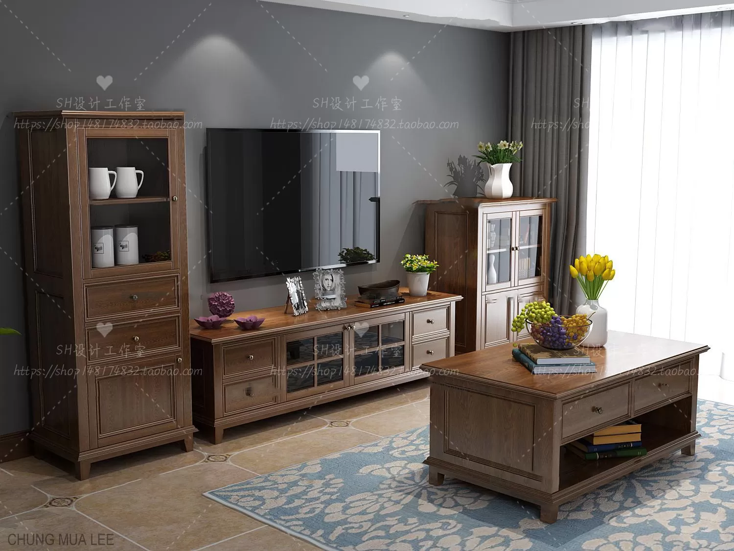 SIDEBOARD 3D MODELS - 3D MODELS - 3DSKY FREE MODELS