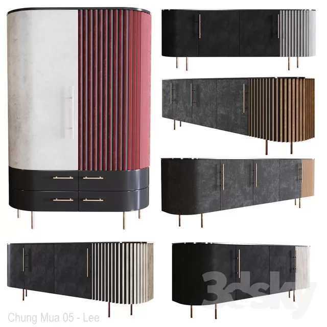 SIDEBOARD 3D MODELS - 3D MODELS - 3DSKY FREE MODELS