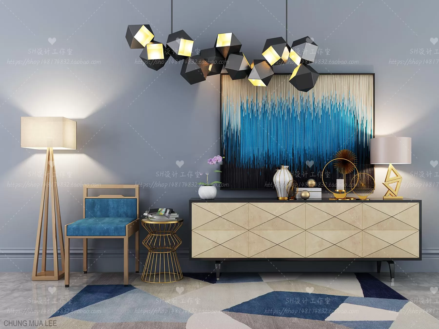 SIDEBOARD 3D MODELS - 3D MODELS - 3DSKY FREE MODELS