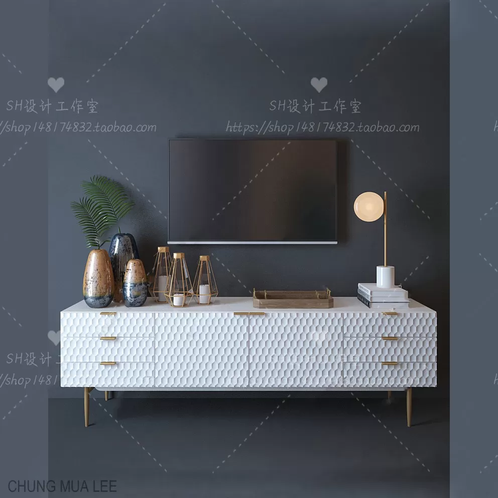 SIDEBOARD 3D MODELS - 3D MODELS - 3DSKY FREE MODELS