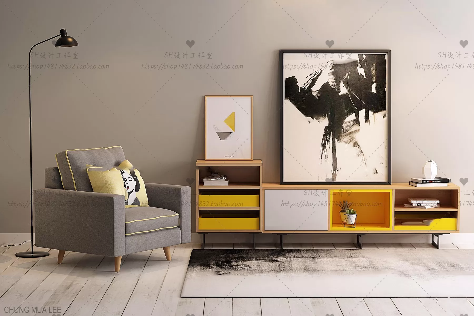 SIDEBOARD 3D MODELS - 3D MODELS - 3DSKY FREE MODELS