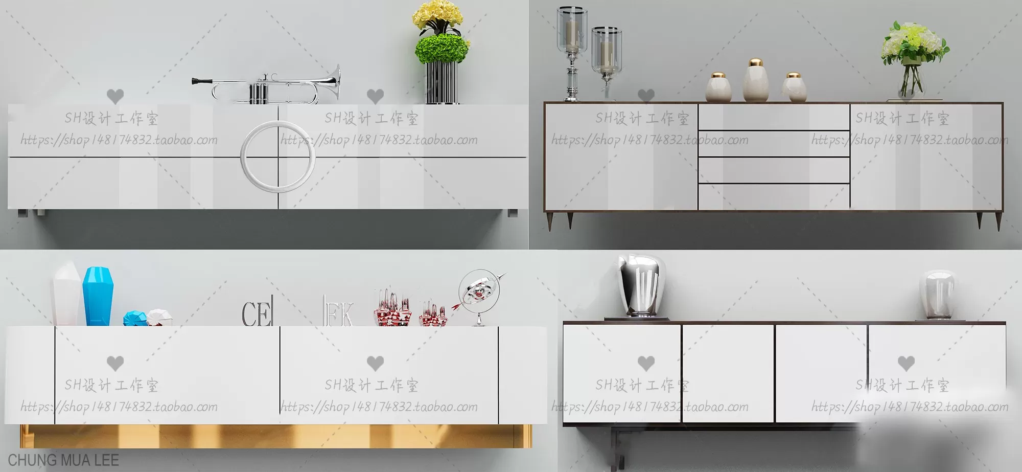 SIDEBOARD 3D MODELS - 3D MODELS - 3DSKY FREE MODELS