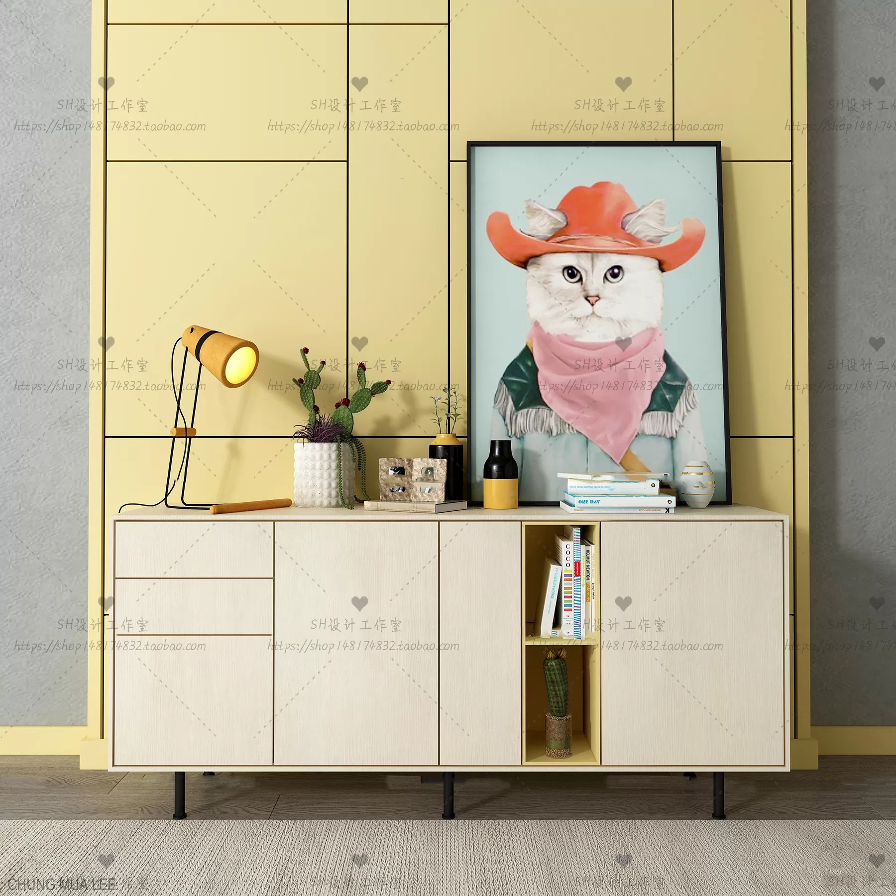 SIDEBOARD 3D MODELS - 3D MODELS - 3DSKY FREE MODELS