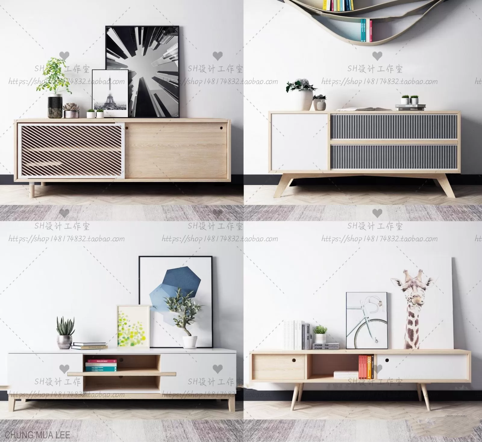 SIDEBOARD 3D MODELS - 3D MODELS - 3DSKY FREE MODELS