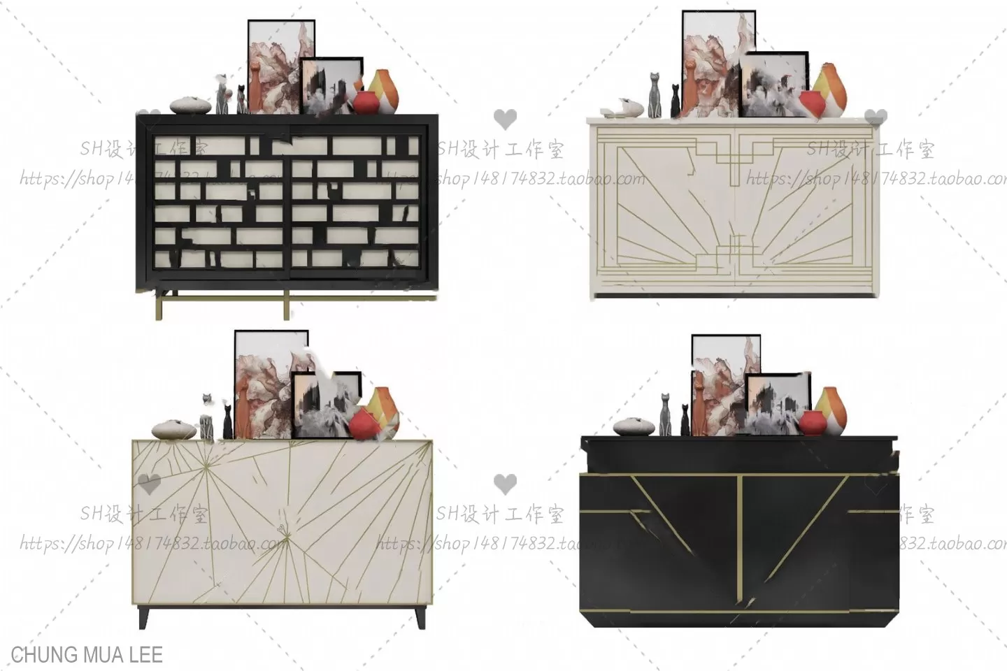 SIDEBOARD 3D MODELS - 3D MODELS - 3DSKY FREE MODELS