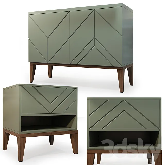 Sideboard bedside table Magic by MDeHouse 3D Model