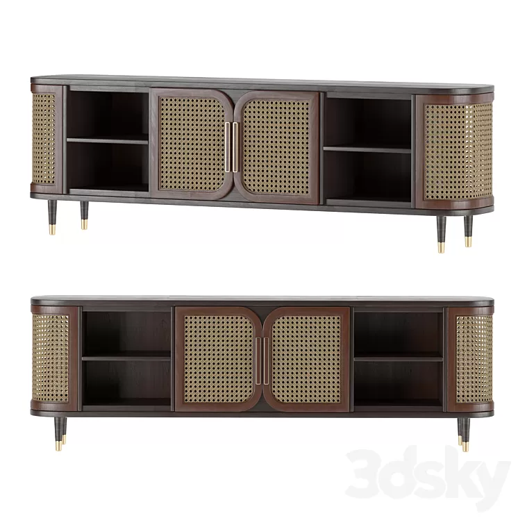 Sideboard Chest of drawer 03 3D Model