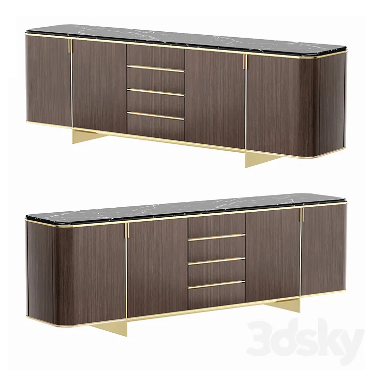 Sideboard Dean 3D Model Free