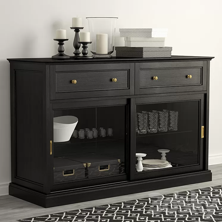 Sideboard Ikea Malsho. 3D Model