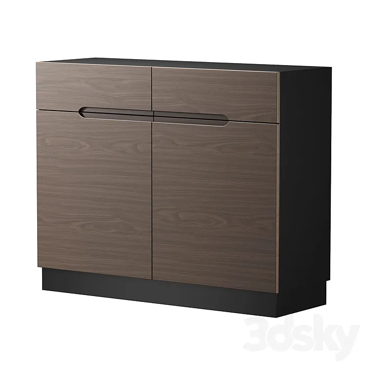 Sideboard KLAKKENES Ikea 3D Model Free