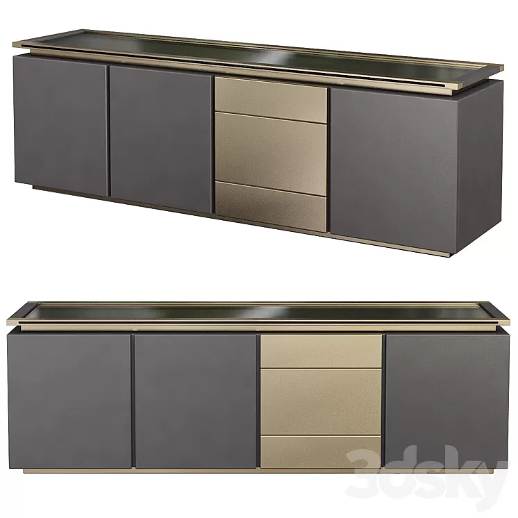 Sideboard modern minotti 3D Model