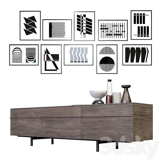 Sideboard sideboard sc16 DE PADOVA 3D Model