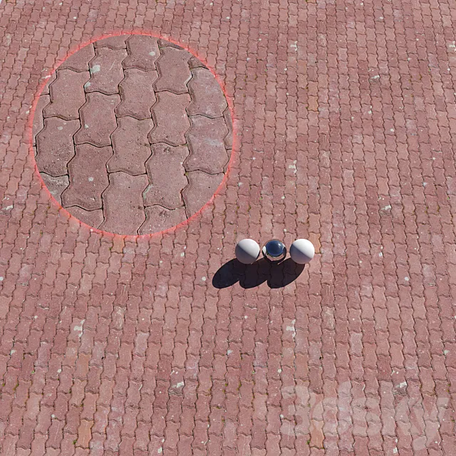Sidewalk tile_1 3D Model
