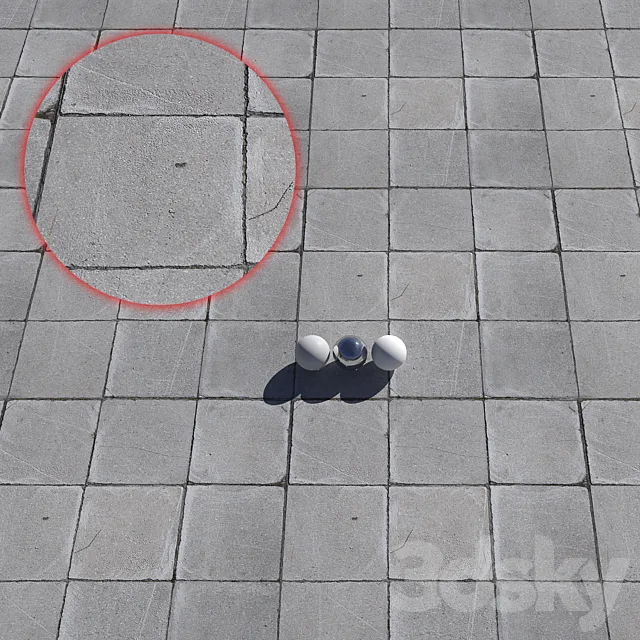 Sidewalk tile_3 3D Model