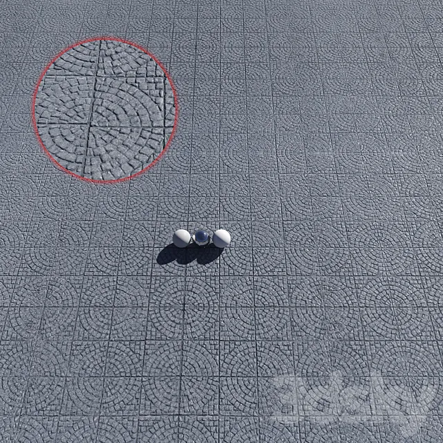 Sidewalk tile_5 3D Model