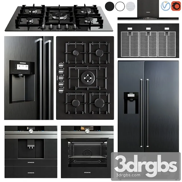 Siemens appliance collection 2 3D Model Free