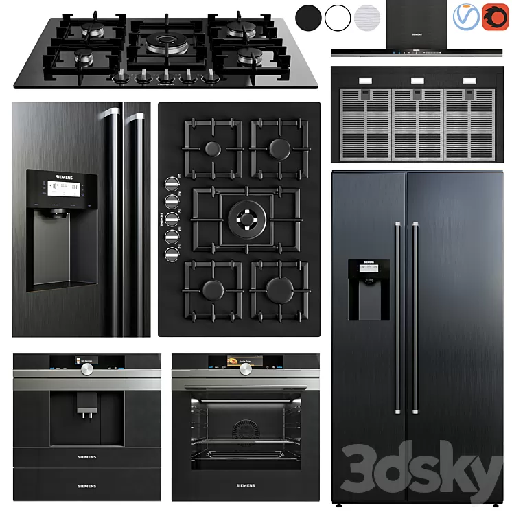 siemens appliance collection 3D Model