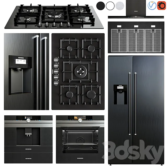 siemens appliance collection 3DModel