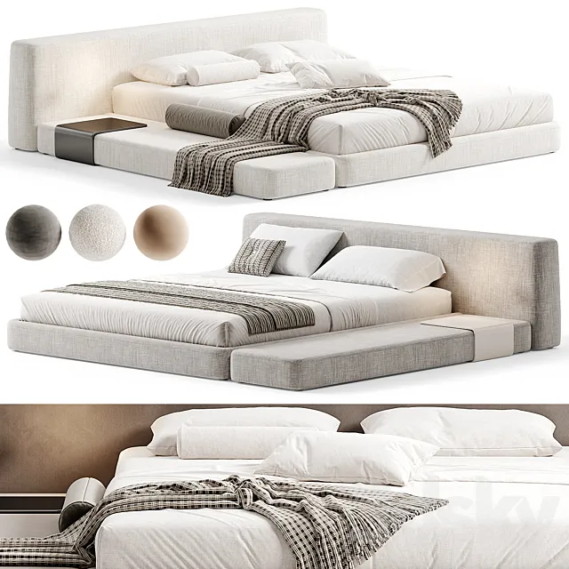 Siena Bed By Como 3D Model