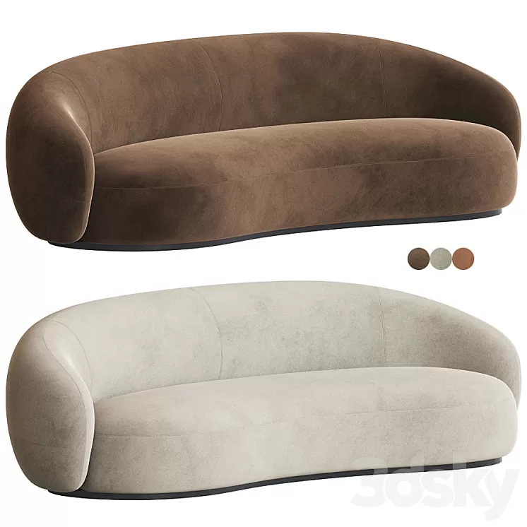 Siena Sofa Jaysonhome 3D Model