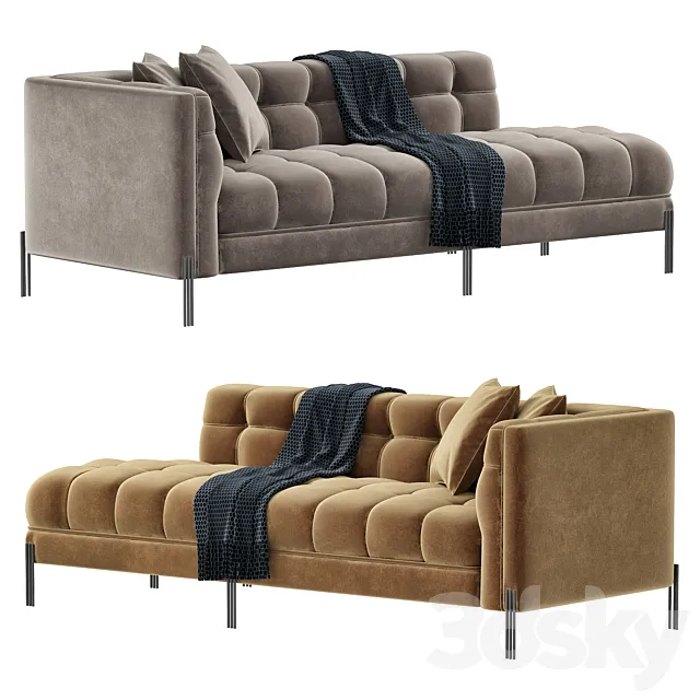 Sienna lounge sofa by EICHHOLTZ 3D Model
