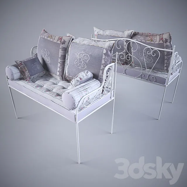 Sieste fleurie _ Comptoir de Famille (France) 3D Model