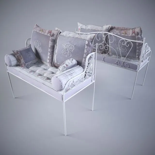 Sieste fleurie Comptoir de Famille (France) 3D Model