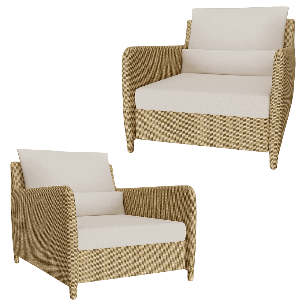 Sifas - Armchair Fauteuil salon 3D Model