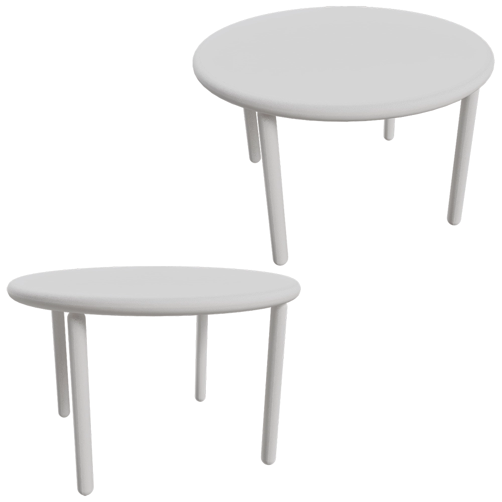 Sifas - Dining table BIGR3V Round 3D Model