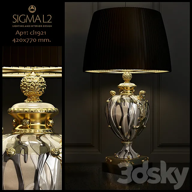 Sigma L2 art.cl1921 - table lamp Free Download