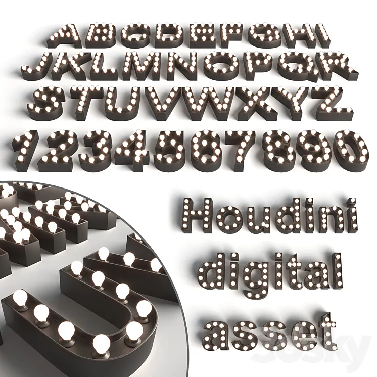 signboard creator 3D Model Free