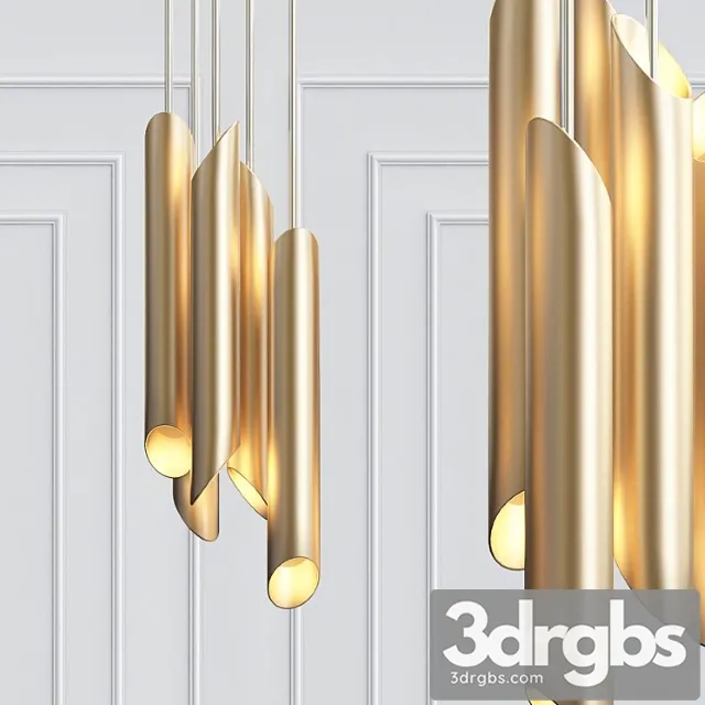 Signorini & coco bamboo chandelier 3D Model Download