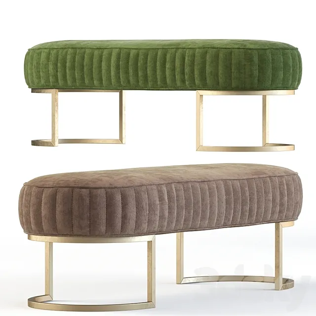 Signorini & Coco Bubble Bench Seat 3D Model
