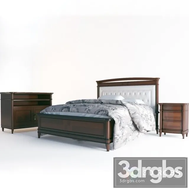 Signorini Coco Carlotta Bed 3D Model Free