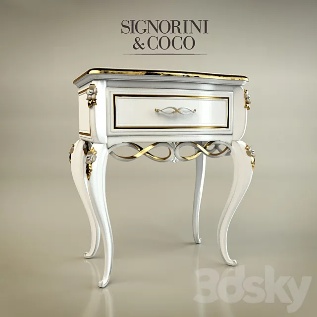 signorini & coco forever bedside table 3DModel