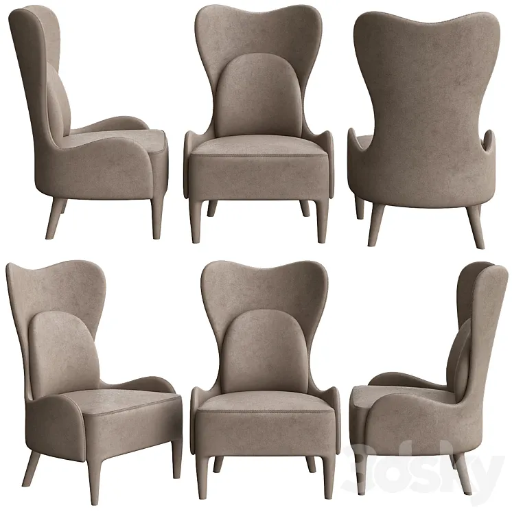 Signorini & Coco Lolita Armchair 3D Model Free