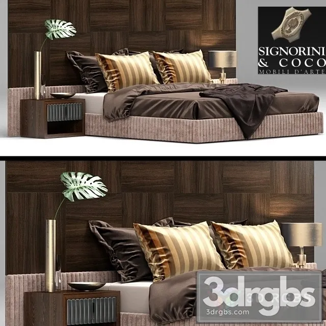 Signorini Coco Voyage Bed 3D Model Free