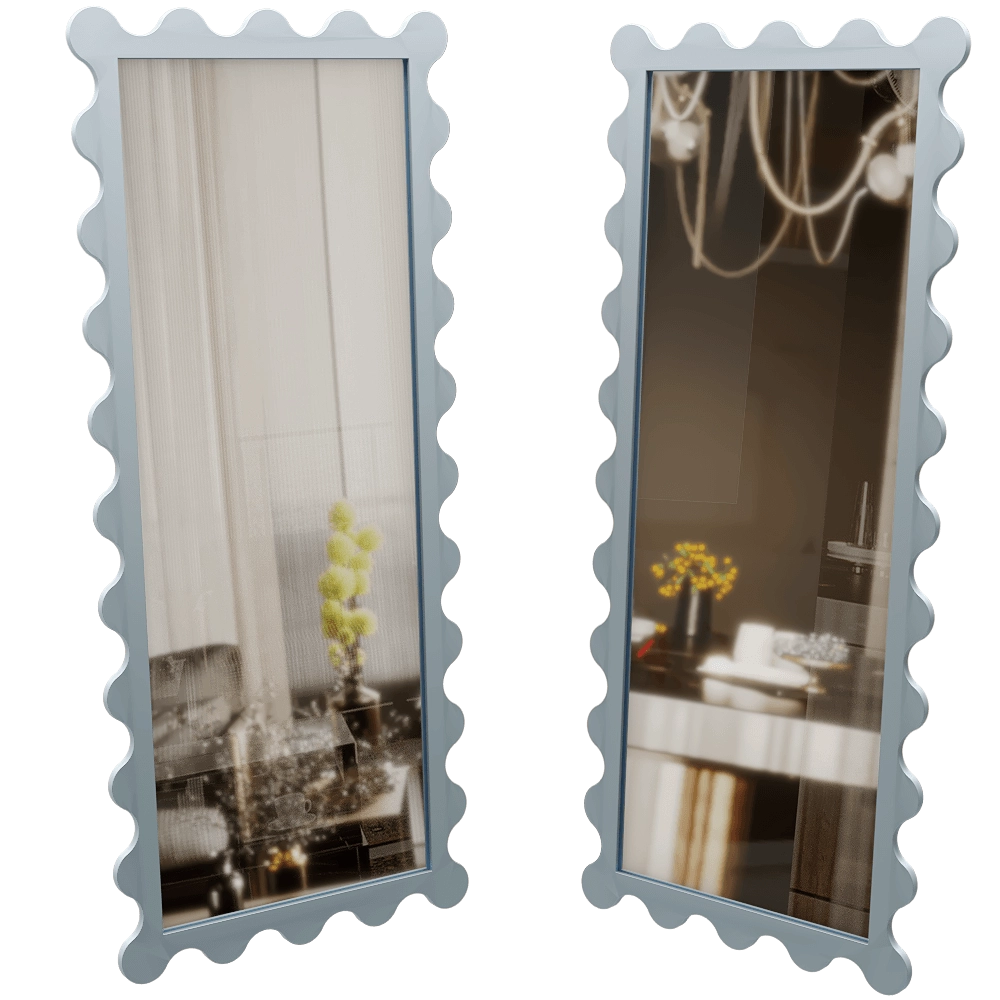 SIJU - Floor mirror with stand no. 0044 3D Model