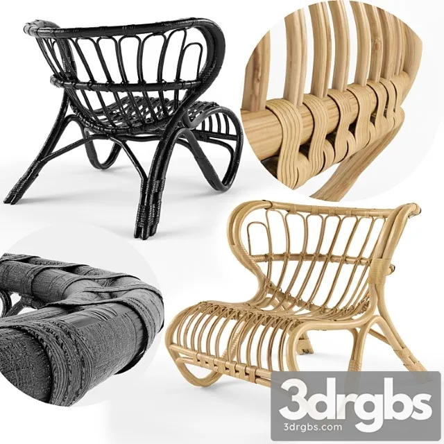 Sika Design Fox Chair Cool Nature 3D Model Free