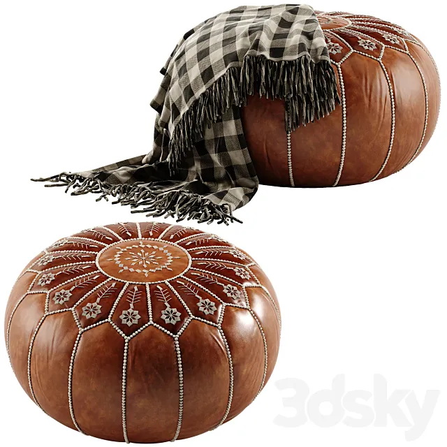 Sika Design Moroccan pouf 3D Model