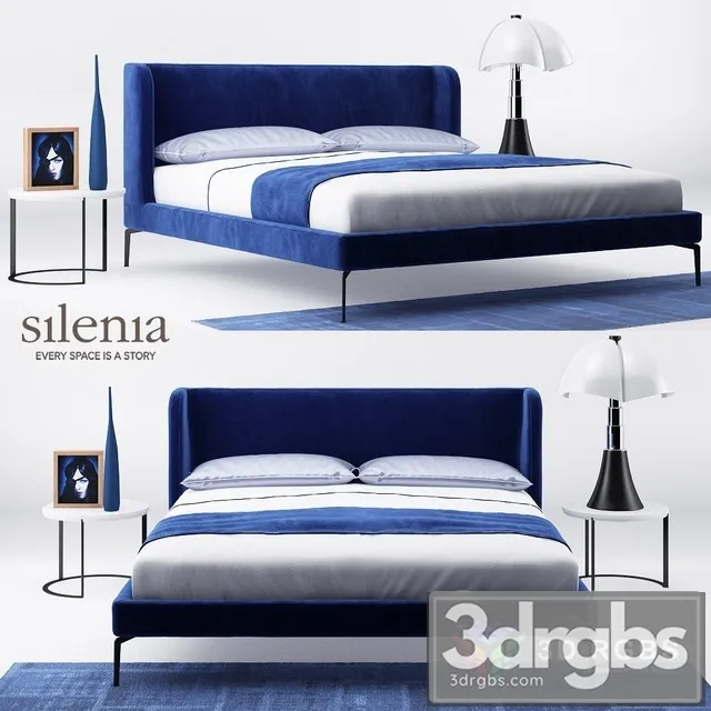 Silenia Set Neocon Bed 3D Model Free
