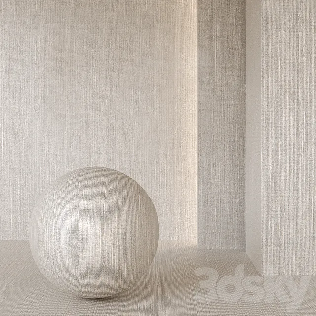 Silk wallpaper 3D Model