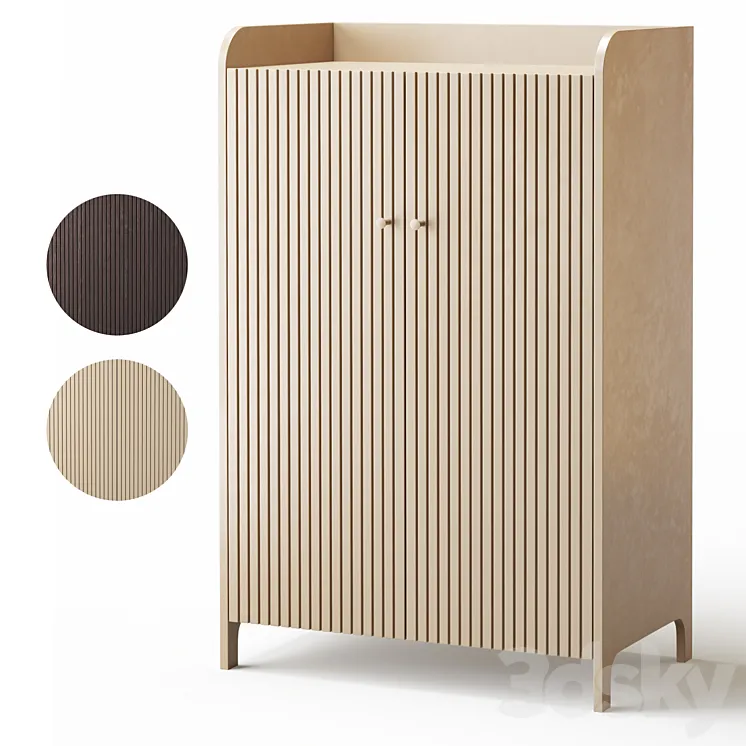 Sill Cupboard Low Farm Living 3D Model Free