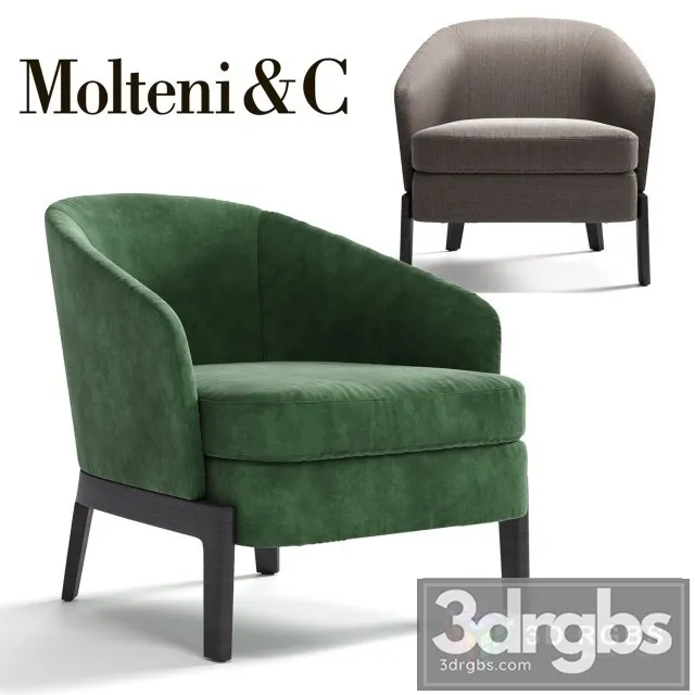 Silla Baja Chelsea Chair 3D Model Free
