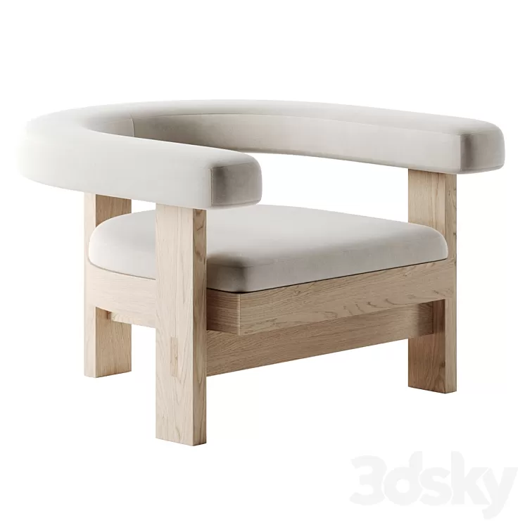 SILLA PISTA ARMCHAIR by Jorge Luis Cruzata 3D Model Free